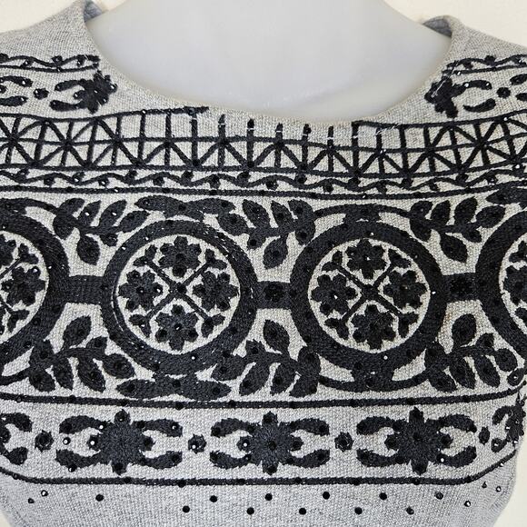 Anthropologie Hemant & Nandita Revolve Beaded Maxi Dress Silk Embellish Size XS - Picture 8 of 15